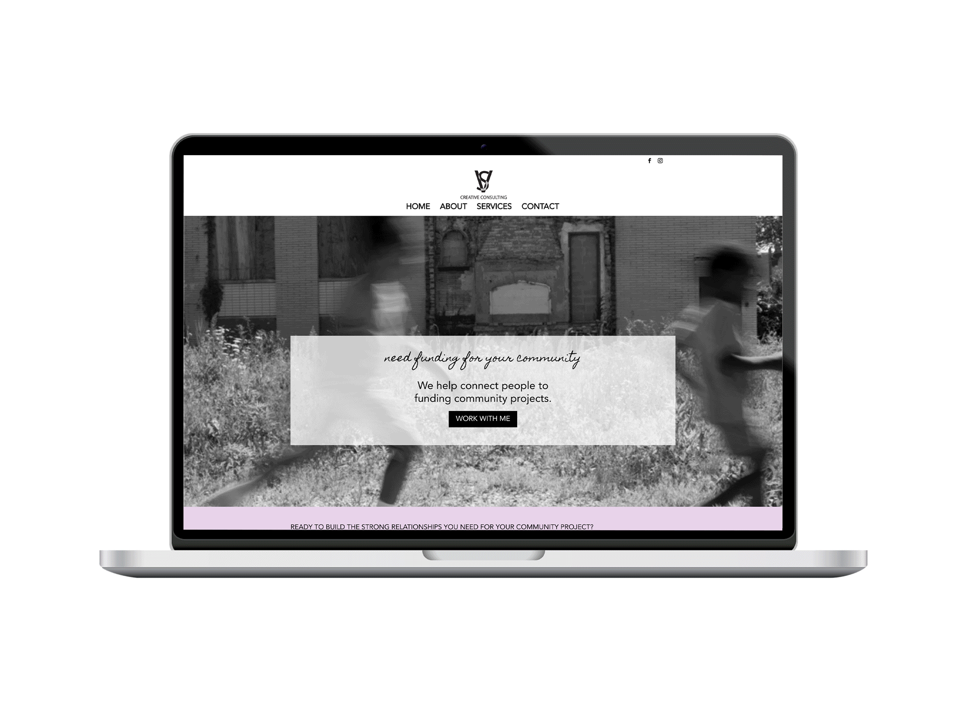 SequenaLuckett_LaptopView_VSCreativeConsultingWebsite_3